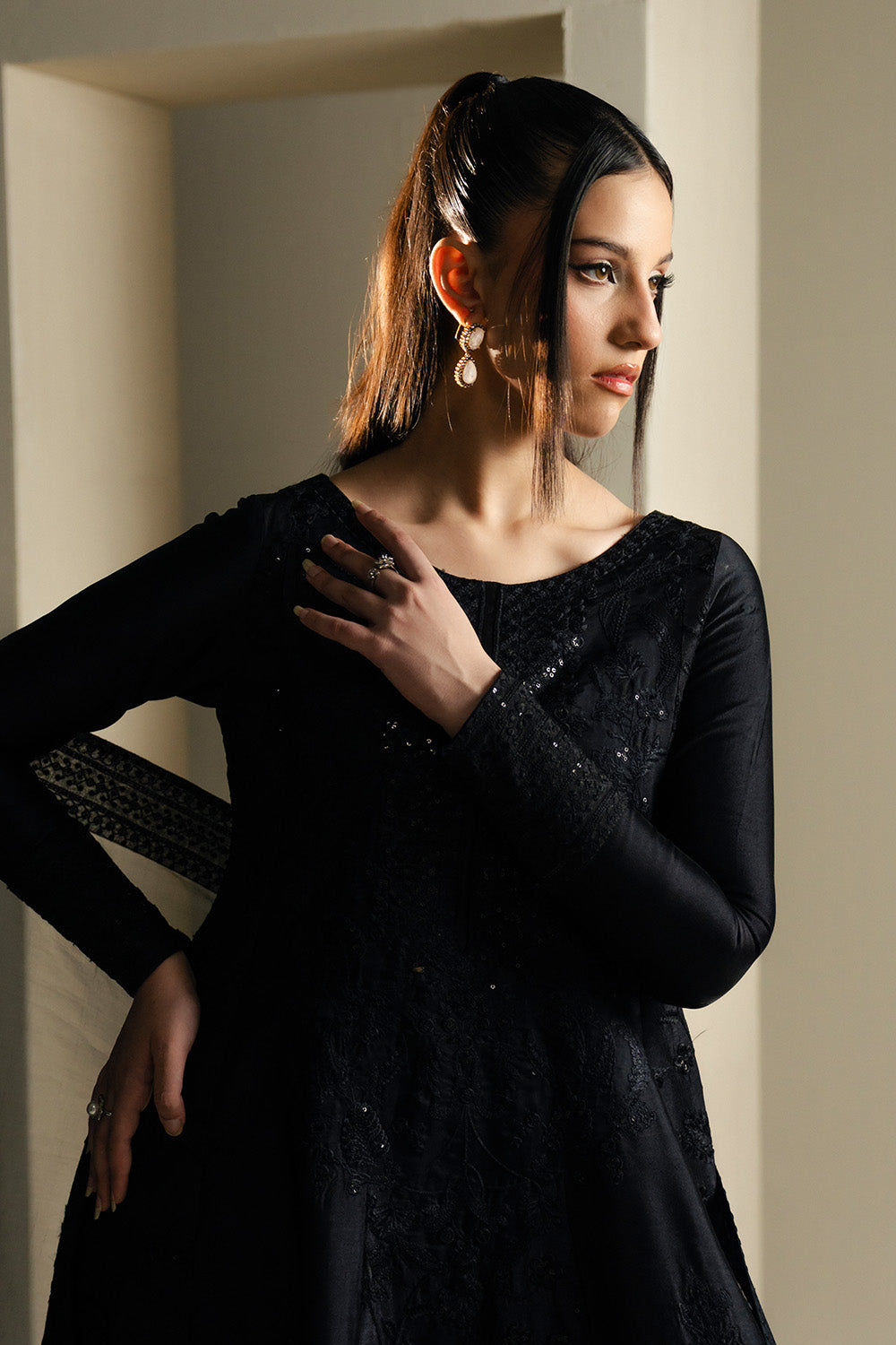 Maryum N Maria | Lyla Pret | FLEUR - MS50385 - by Libasekhas UK - Registered Vendor of : Maryum N Maria - 100% Original Designer Dress