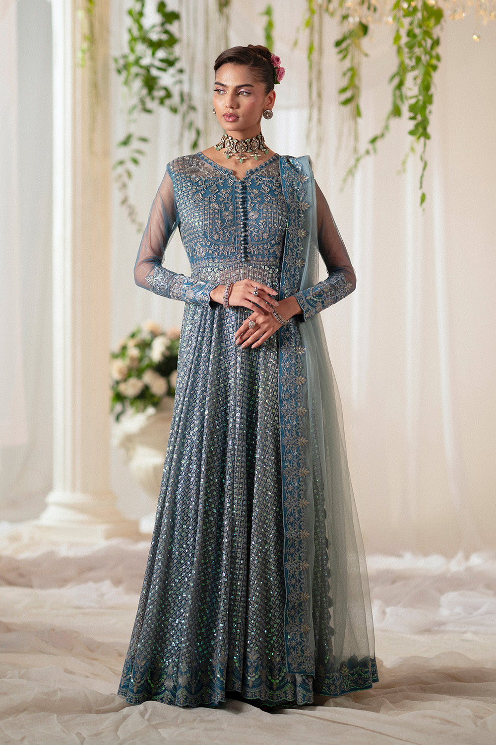 Maryum N Maria | Musawir Formals | HALAA - MS50390 - by Libasekhas UK - Registered Vendor of : Maryum N Maria - 100% Original Designer Dress