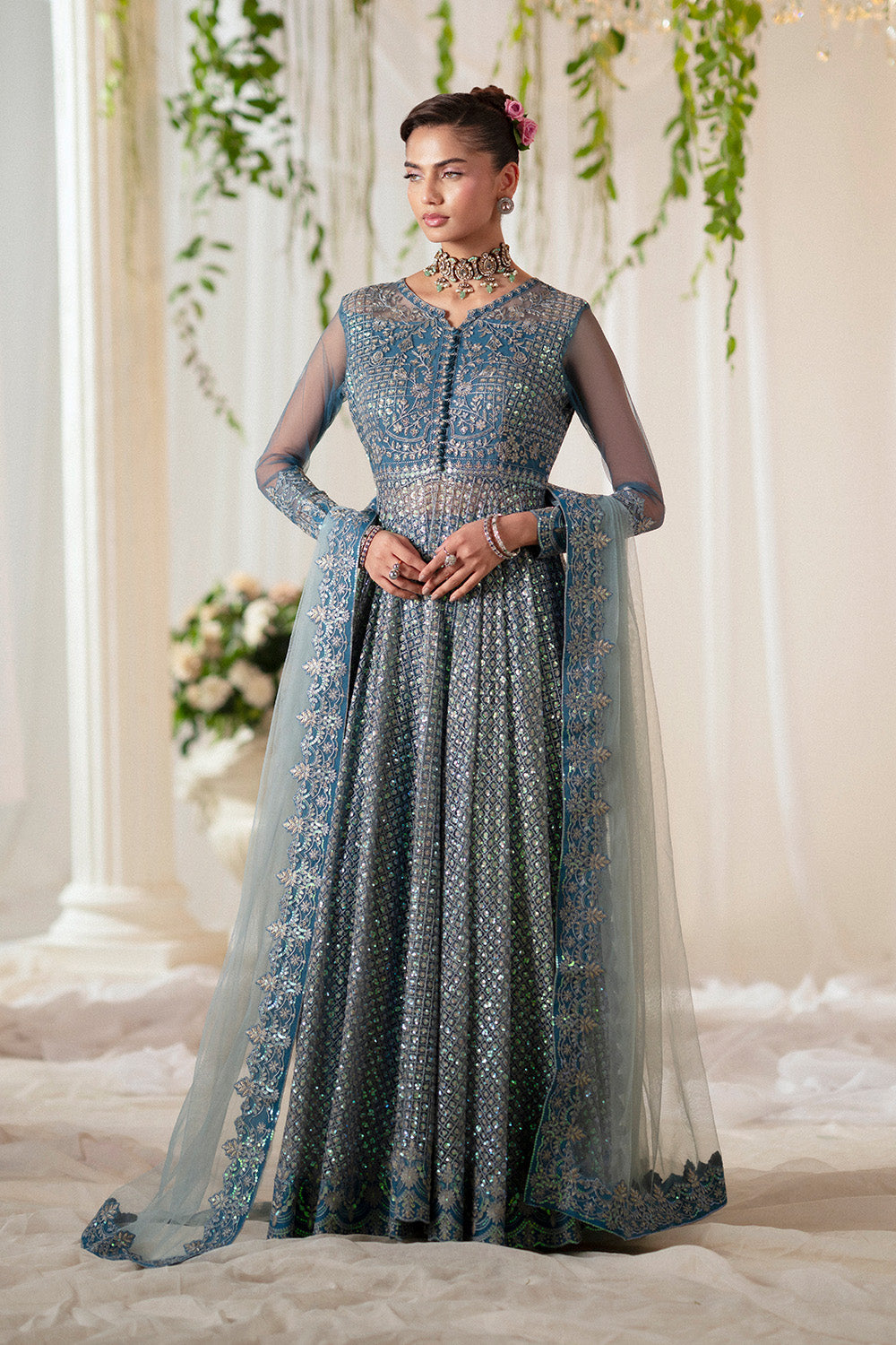 Maryum N Maria | Musawir Formals | HALAA - MS50390 - by Libasekhas UK - Registered Vendor of : Maryum N Maria - 100% Original Designer Dress