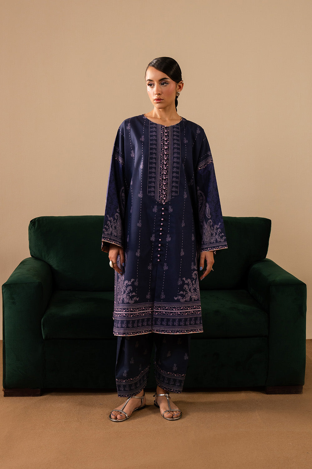 Maryum N Maria | Floren Lawn | ELLINOR - by - Libasekhas UK - Registered Vendor of : Maryam N Maria - 100% Original Designer Dresss