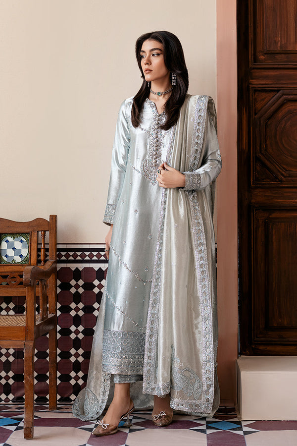 Mushq | Sunehri Lama Silk | Sitareh - by Libasekhas UK - Registered Vendor of : Mushq - 100% Original Designer Dress