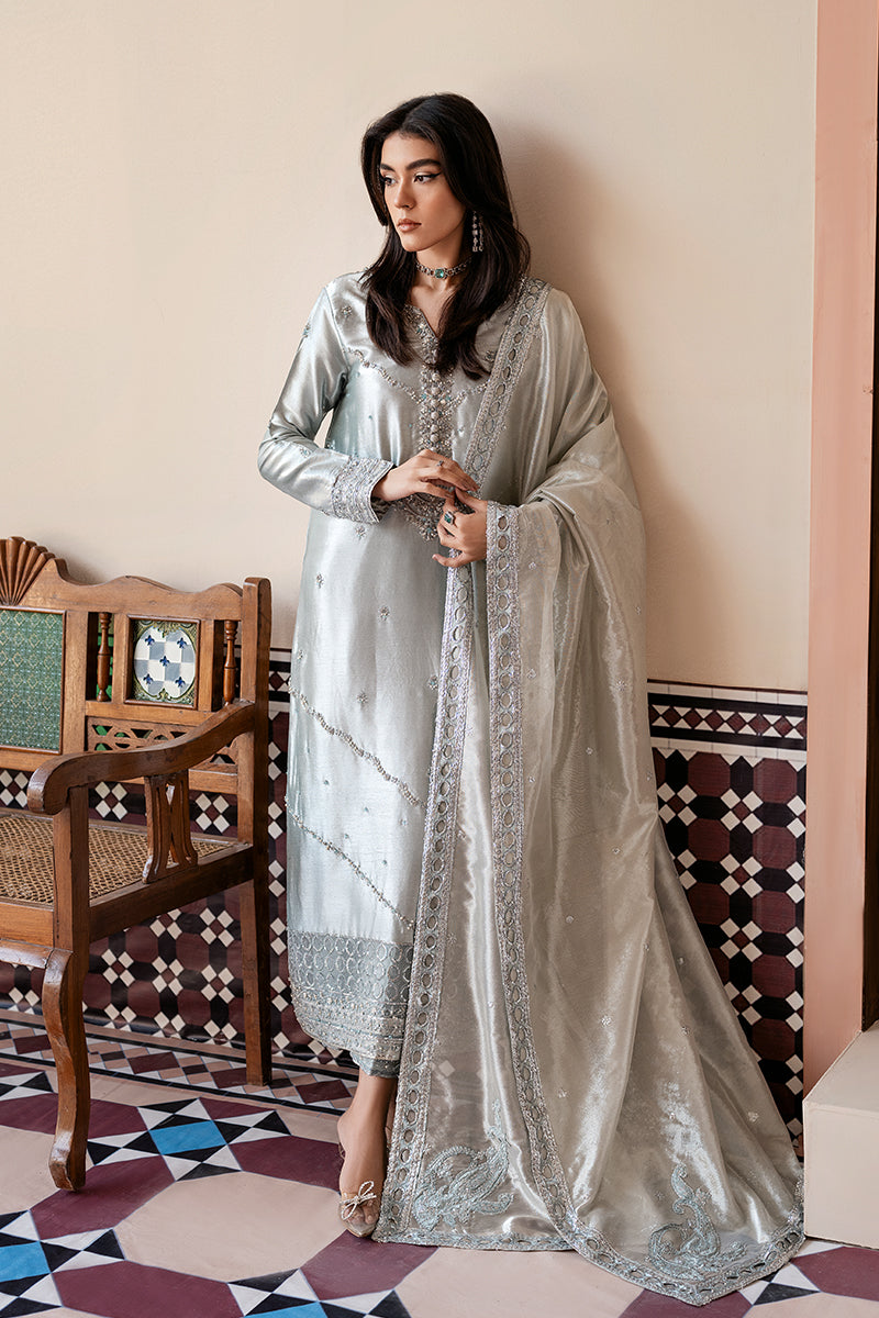 Mushq | Sunehri Lama Silk | Sitareh - by Libasekhas UK - Registered Vendor of : Mushq - 100% Original Designer Dress