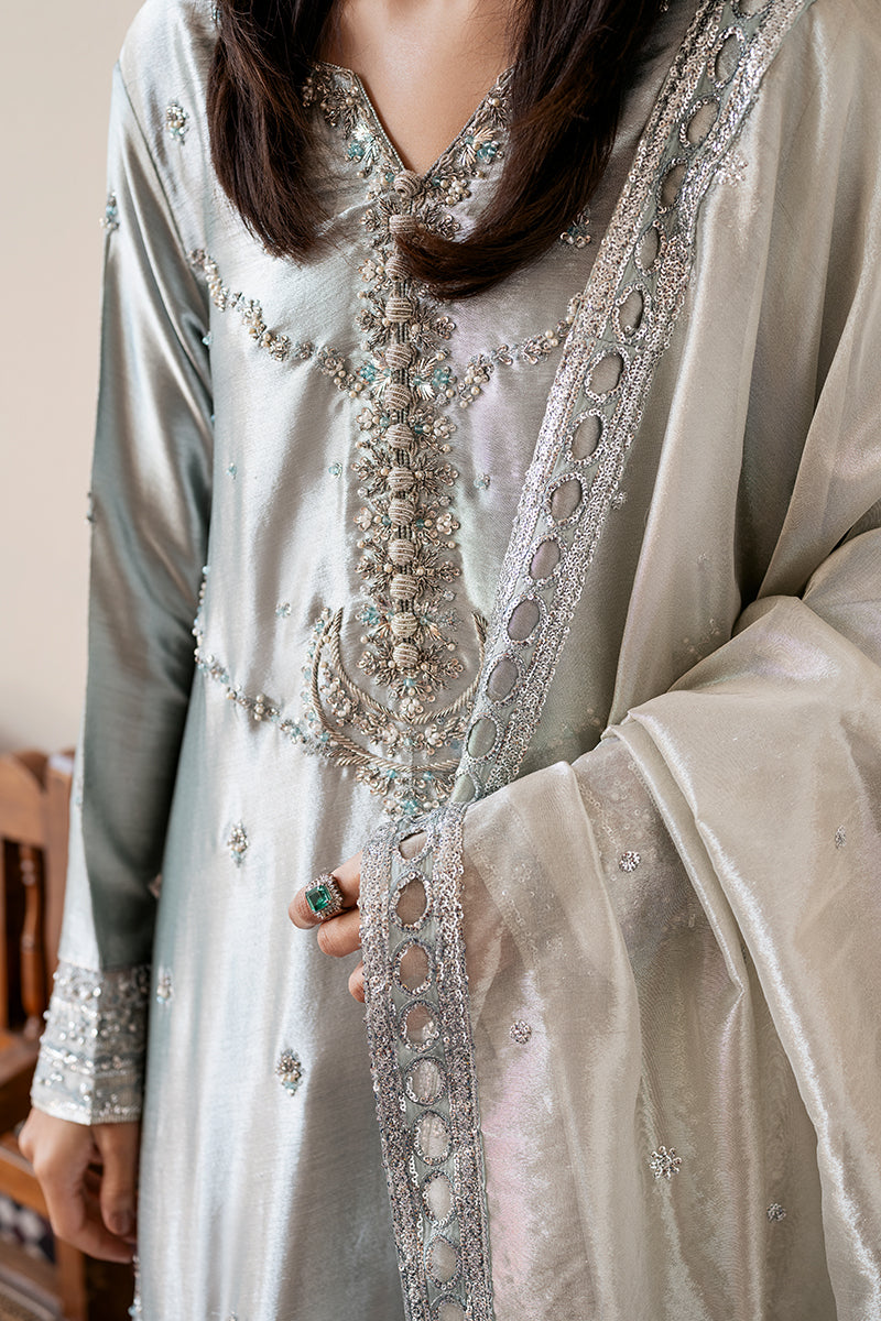 Mushq | Sunehri Lama Silk | Sitareh - by Libasekhas UK - Registered Vendor of : Mushq - 100% Original Designer Dress