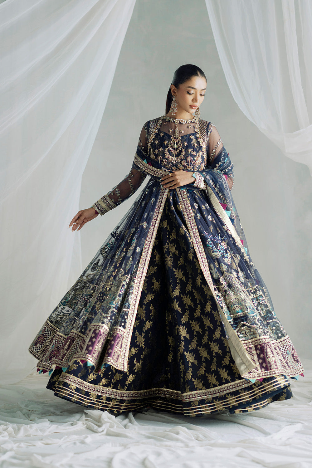 Maryum N Maria | Serene Wedding Dresses | AARUTHIRA - MSS5854 - by Libasekhas UK - Registered Vendor of : Maryum N Maria - 100% Original Designer Dress