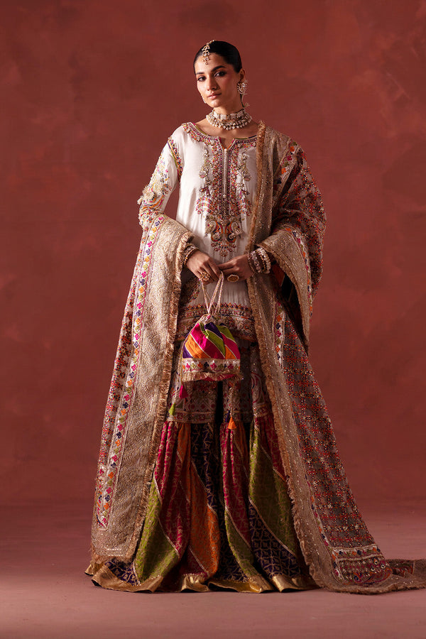 Maryum N Maria | Luxury Silk | MEHNDI NIGHT - MSS5895 - by Libasekhas UK - Registered Vendor of : Maryum N Maria - 100% Original Designer Dress
