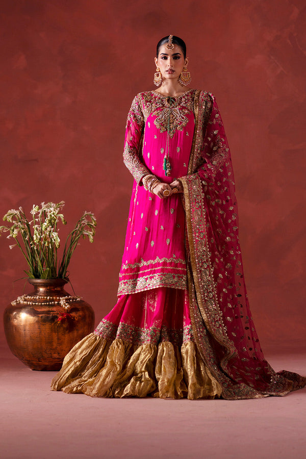 Maryum N Maria | Luxury Silk | DHOOLAK - MSS5898 - by Libasekhas UK - Registered Vendor of : Maryum N Maria - 100% Original Designer Dress
