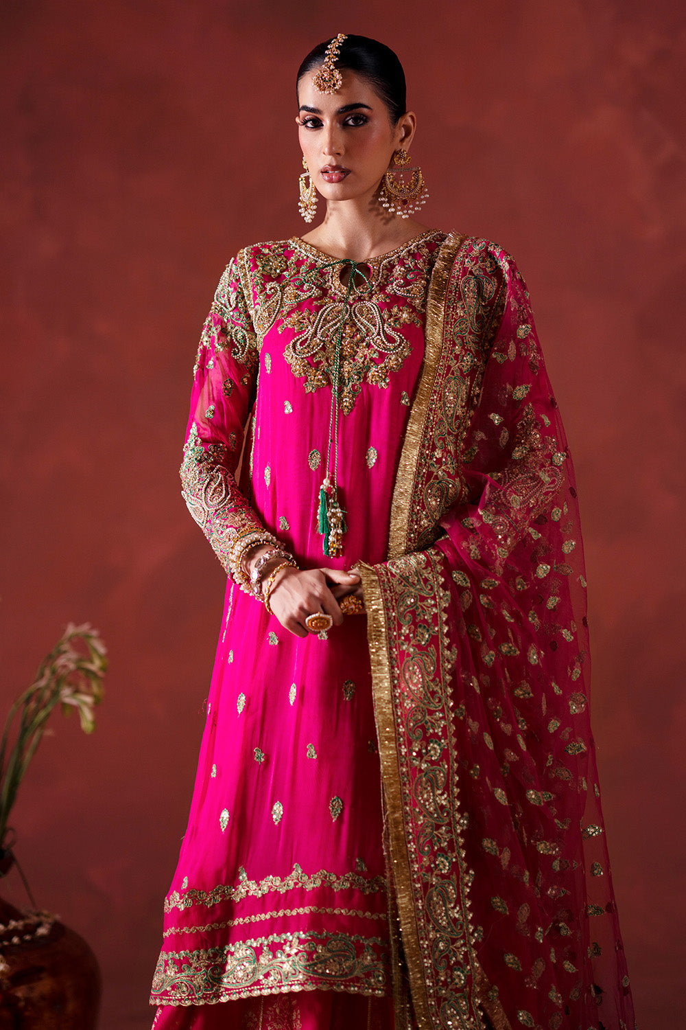 Maryum N Maria | Luxury Silk | DHOOLAK - MSS5898 - by Libasekhas UK - Registered Vendor of : Maryum N Maria - 100% Original Designer Dress