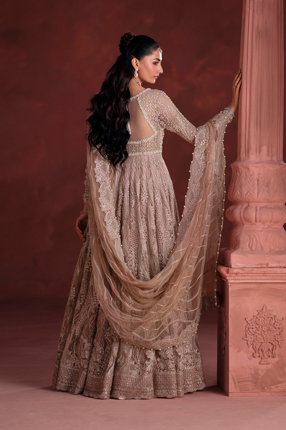 Maryum N Maria | Luxury Silk | WALIMA PARTY - MSS5899 - by Libasekhas UK - Registered Vendor of : Maryum N Maria - 100% Original Designer Dress