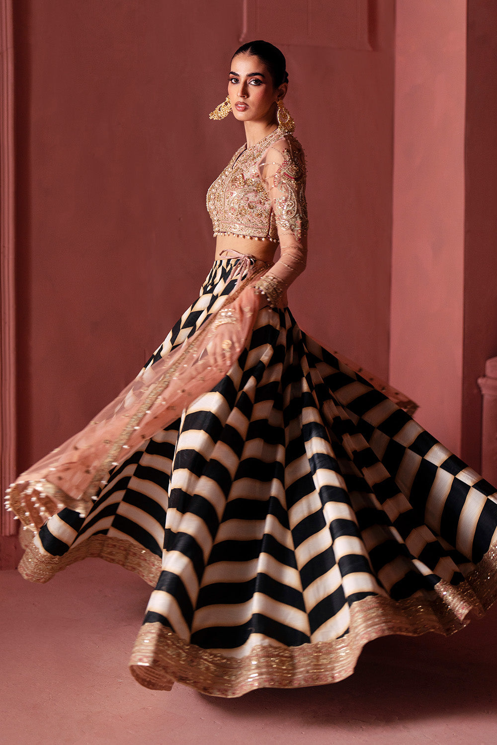 Maryum N Maria | Luxury Silk | QAWALI NIGHT - MSS5902 - by Libasekhas UK - Registered Vendor of : Maryum N Maria - 100% Original Designer Dress