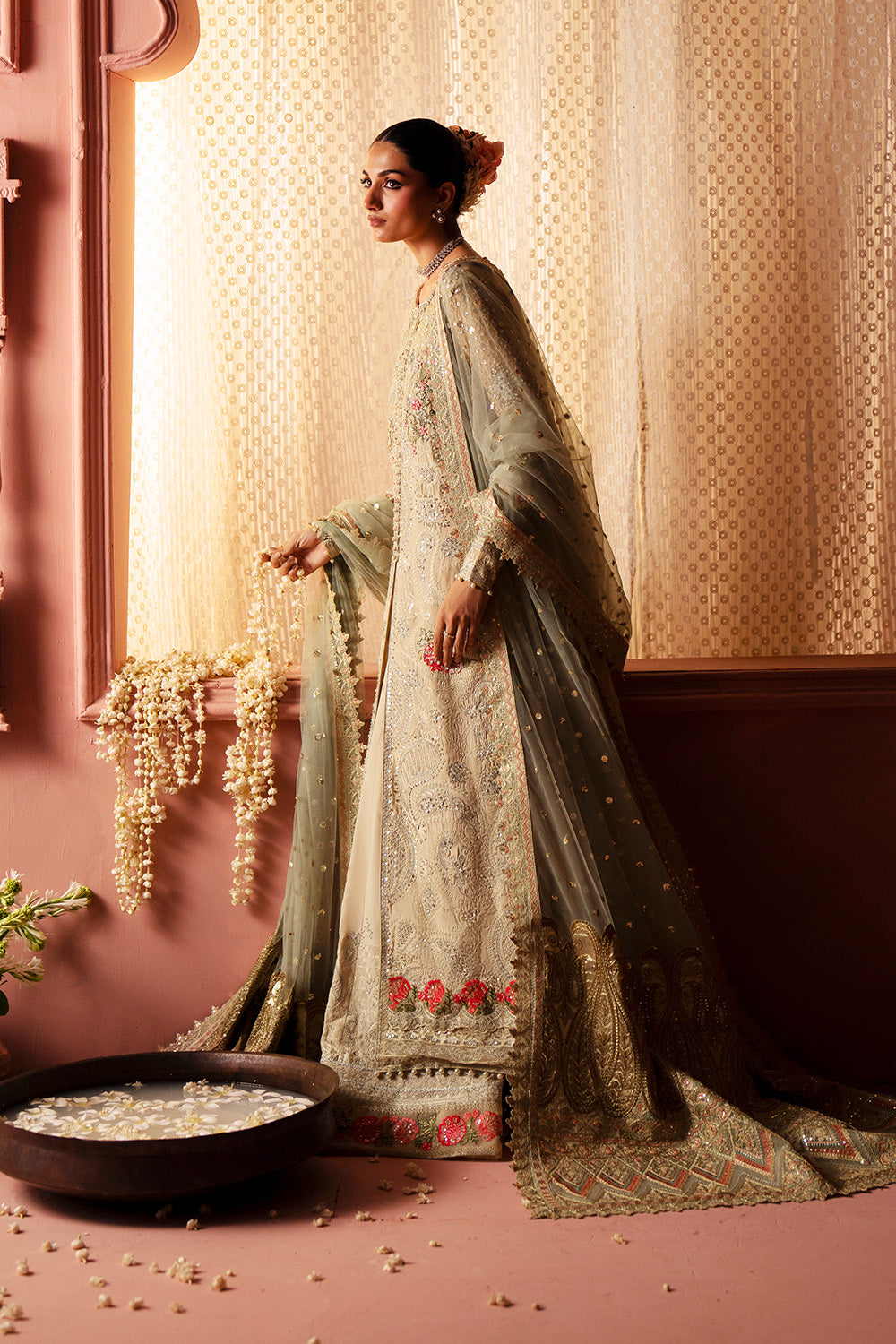 Maryum N Maria | Luxury Silk | ENGAGEMENT HUES - MSS5903 - by Libasekhas UK - Registered Vendor of : Maryum N Maria - 100% Original Designer Dress