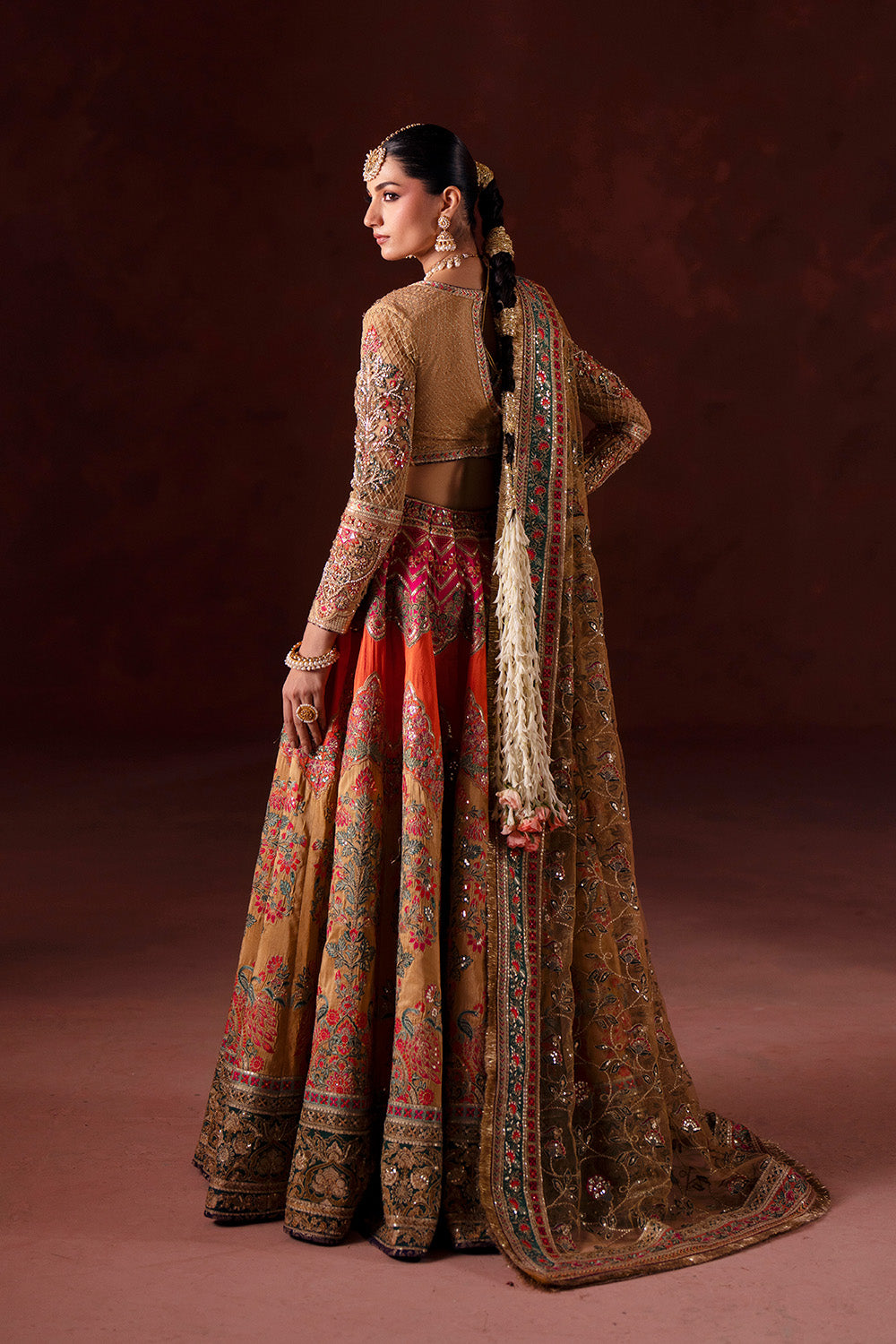 Maryum N Maria | Luxury Silk | RUNG DE BASANTI - MSS5904 - by Libasekhas UK - Registered Vendor of : Maryum N Maria - 100% Original Designer Dress