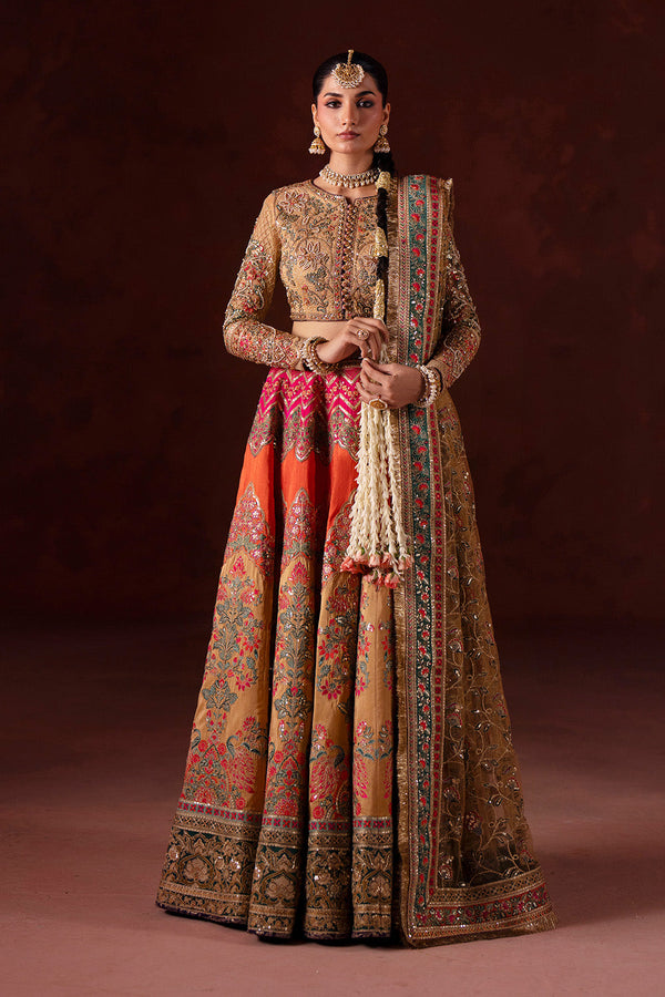 Maryum N Maria | Luxury Silk | RUNG DE BASANTI - MSS5904 - by Libasekhas UK - Registered Vendor of : Maryum N Maria - 100% Original Designer Dress
