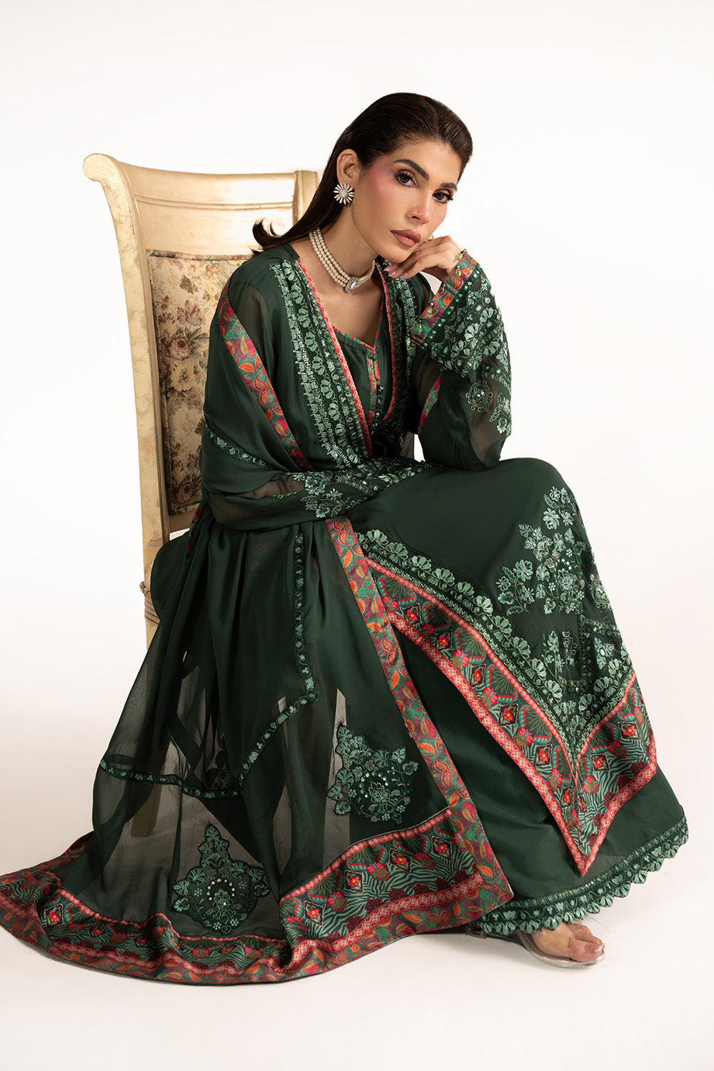 Maryum N Maria | Clestine Luxe Pret | SERAVELLE - by Libasekhas UK - Registered Vendor of : Maryum n Maria - 100% Original Designer Dress