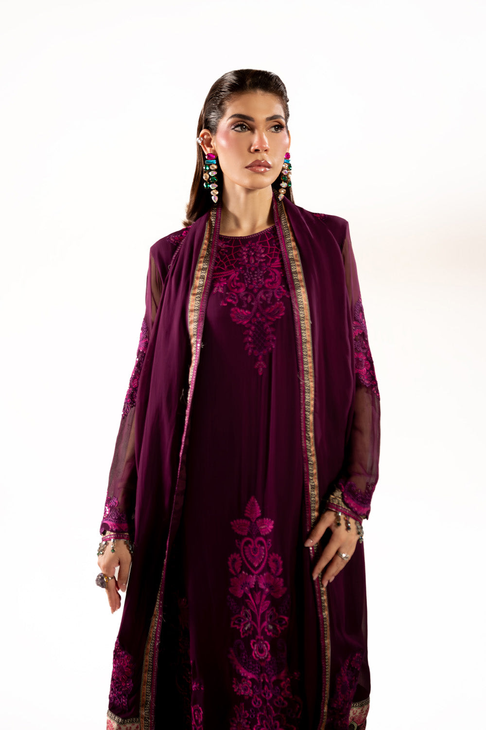 Maryum N Maria | Clestine Luxe Pret | ELAROSE - by Libasekhas UK - Registered Vendor of : Maryum n Maria - 100% Original Designer Dress