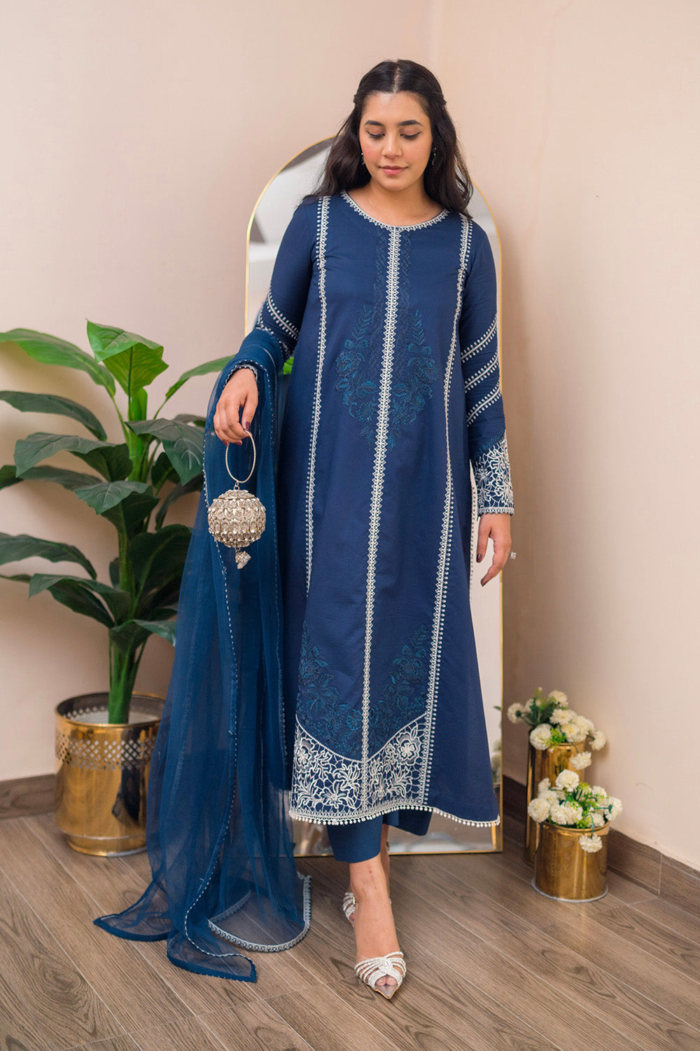 Maryum N Maria | Vasl Pret | HAYZEN - MSS5703 - by Libasekhas UK - Registered Vendor of : Maryum N Maria - 100% Original Designer Dress