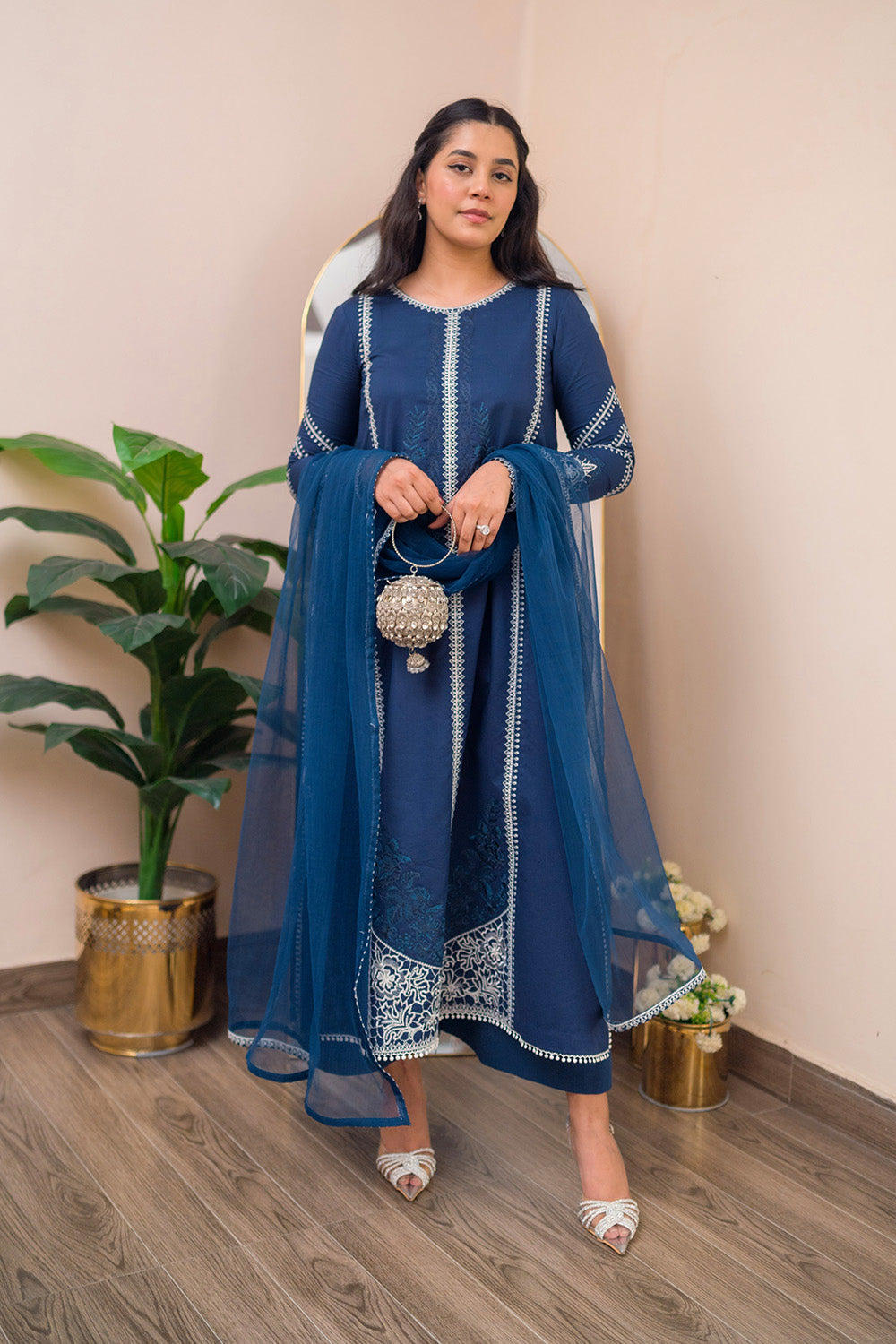 Maryum N Maria | Vasl Pret | HAYZEN - MSS5703 - by Libasekhas UK - Registered Vendor of : Maryum N Maria - 100% Original Designer Dress