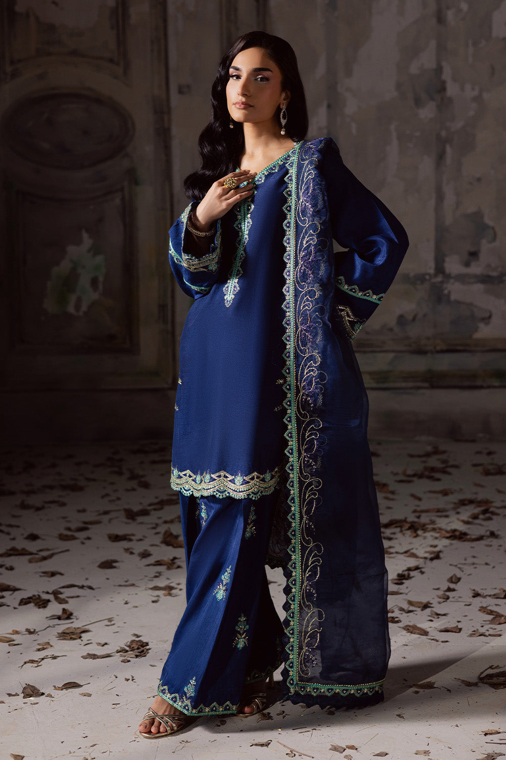 Maryum N Maria | Zarq Festive | LAGOOM - MSS5834 - by Libasekhas UK - Registered Vendor of : Maryum N Maria - 100% Original Designer Dress