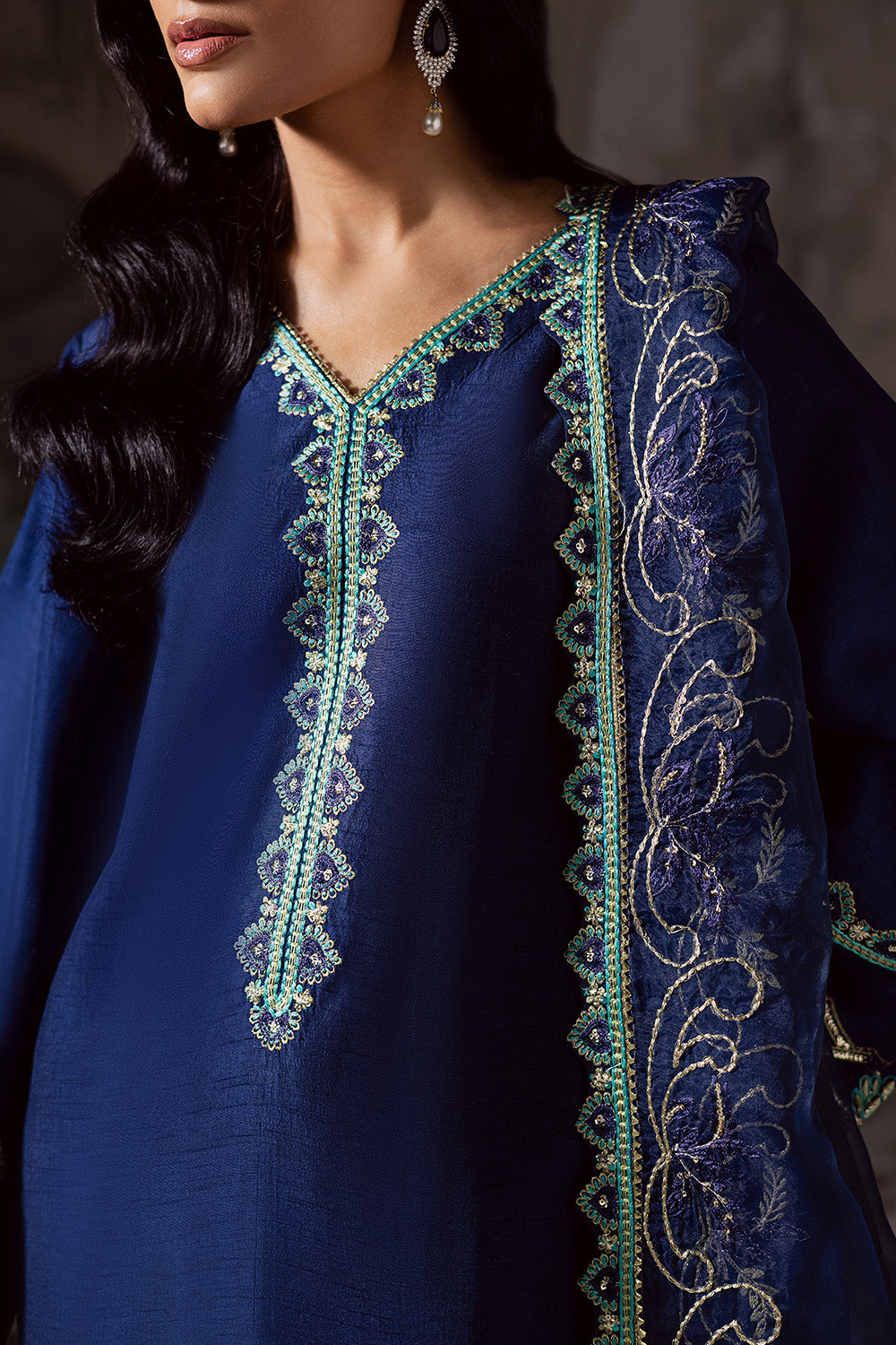 Maryum N Maria | Zarq Festive | LAGOOM - MSS5834 - by Libasekhas UK - Registered Vendor of : Maryum N Maria - 100% Original Designer Dress