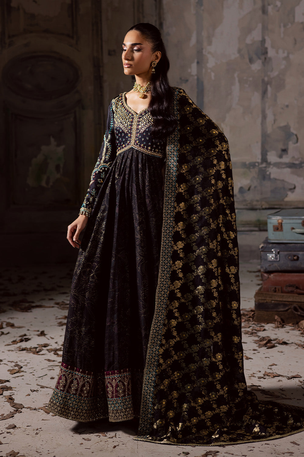 Maryum N Maria | Zarq Festive | MUSY - MSS5835 - by Libasekhas UK - Registered Vendor of : Maryum N Maria - 100% Original Designer Dress