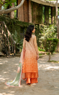Asifa and Nabeel | Meraki SUmmer 26 | Peach Sorbet MSSL-02 - by Libasekhas UK - Registered Vendor of : Asifa and Nabeel - 100% Original Designer Dress