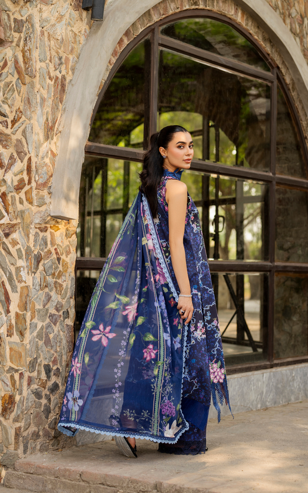 Asifa and Nabeel | Meraki SUmmer 26 | Indigo Craft MSSL-04 - by Libasekhas UK - Registered Vendor of : Asifa and Nabeel - 100% Original Designer Dress