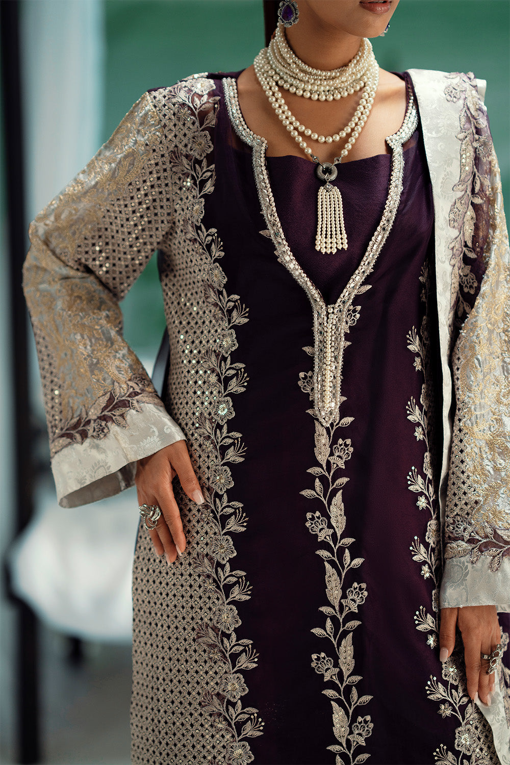 Maryum N Maria | Mushal Formals | ALIIZEE - MSU5541 - by Libasekhas UK - Registered Vendor of : Maryum N Maria - 100% Original Designer Dress