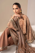 Maria B | Luxury Formals | MST-EF26-18-Brown - by Libasekhas UK - Registered Vendor of : Maria B - 100% Original Designer Dress
