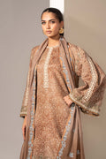 Maria B | Luxury Formals | MST-EF26-18-Brown - by Libasekhas UK - Registered Vendor of : Maria B - 100% Original Designer Dress