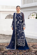 Maryum n Maria | Farda Formals | LACIVERT - by Libasekhas UK - Registered Vendor of : Maryum n Maria - 100% Original Designer Dress