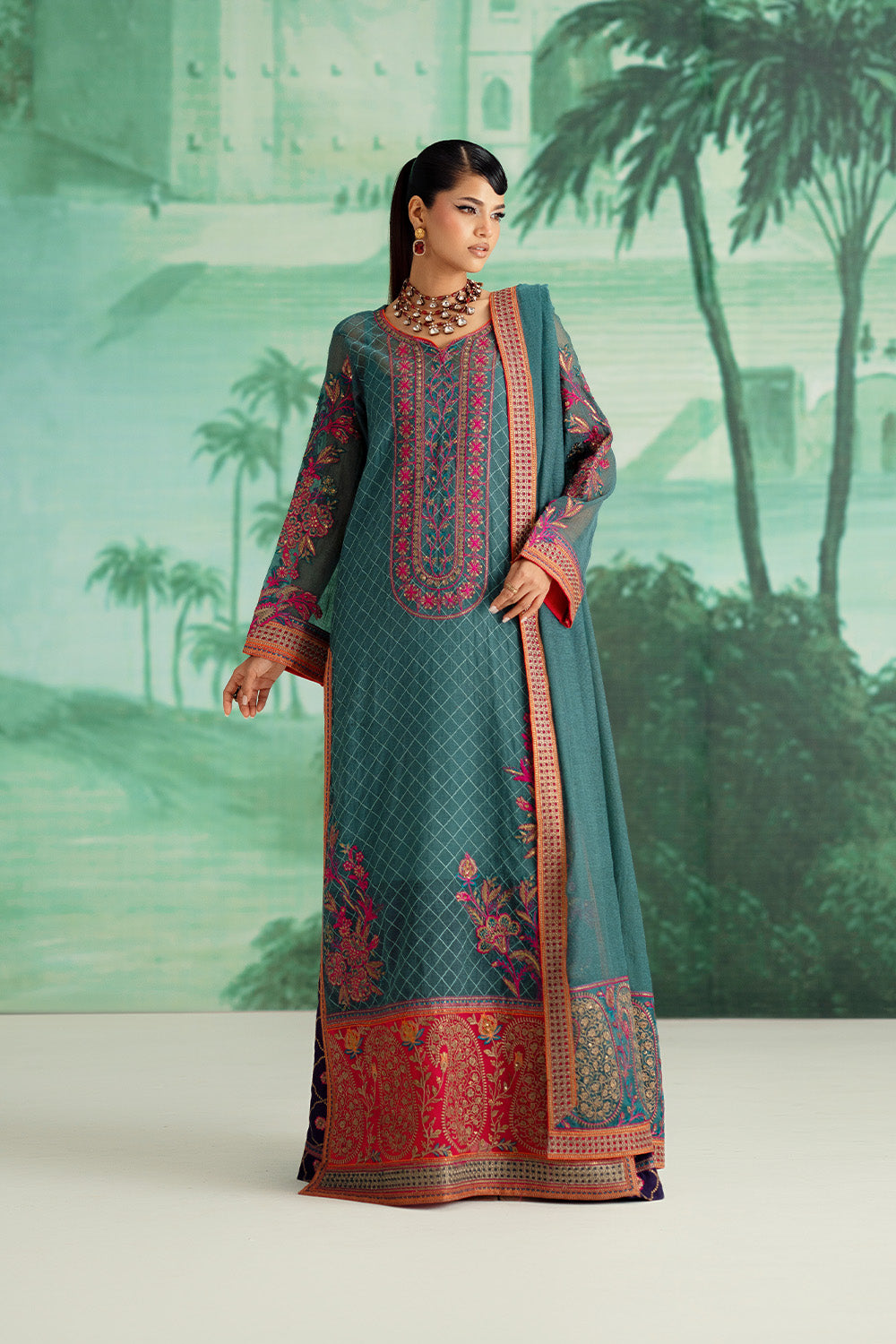 Maryum N Maria | Mushal Formals | AMEELIE - MSU5542 - by Libasekhas UK - Registered Vendor of : Maryum N Maria - 100% Original Designer Dress