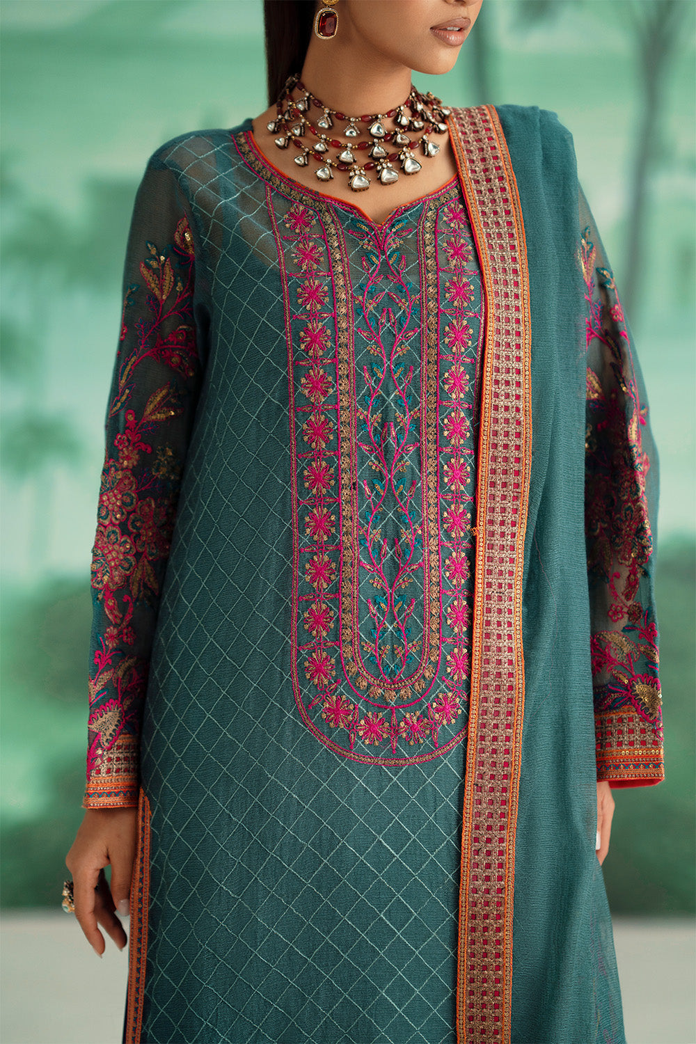 Maryum N Maria | Mushal Formals | AMEELIE - MSU5542 - by Libasekhas UK - Registered Vendor of : Maryum N Maria - 100% Original Designer Dress