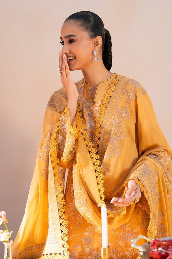 Marjjan | Amani Luxe | MSV-04 B (MUSTARD) - by Libasekhas UK - Registered Vendor of : Marjjan - 100% Original Designer Dress