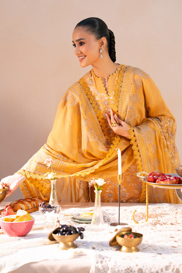 Marjjan | Amani Luxe | MSV-04 B (MUSTARD) - by Libasekhas UK - Registered Vendor of : Marjjan - 100% Original Designer Dress