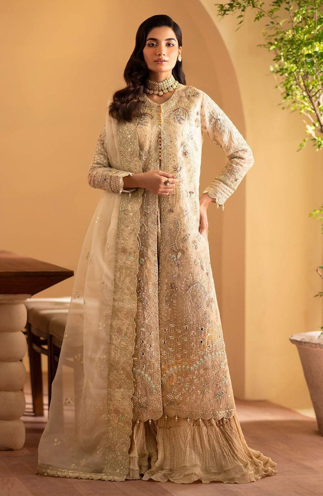 Emaan Adeel | Romansiyyah Luxury Formals 24 | Zafia - by - Libasekhas UK - Registered Vendor of : Emaan Adeel - 100% Original Designer Dresss
