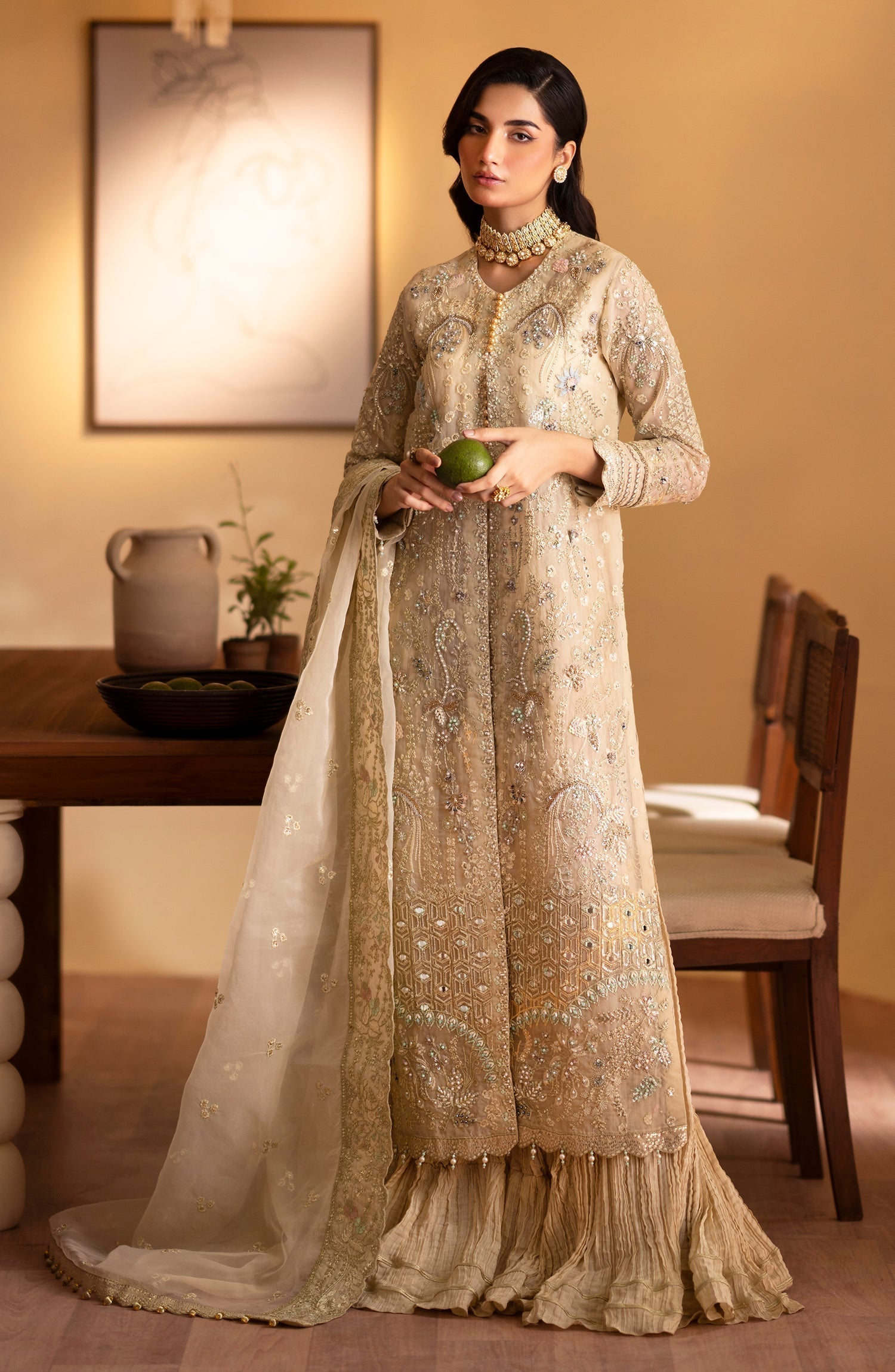 Emaan Adeel | Romansiyyah Luxury Formals 24 | Zafia - by - Libasekhas UK - Registered Vendor of : Emaan Adeel - 100% Original Designer Dresss