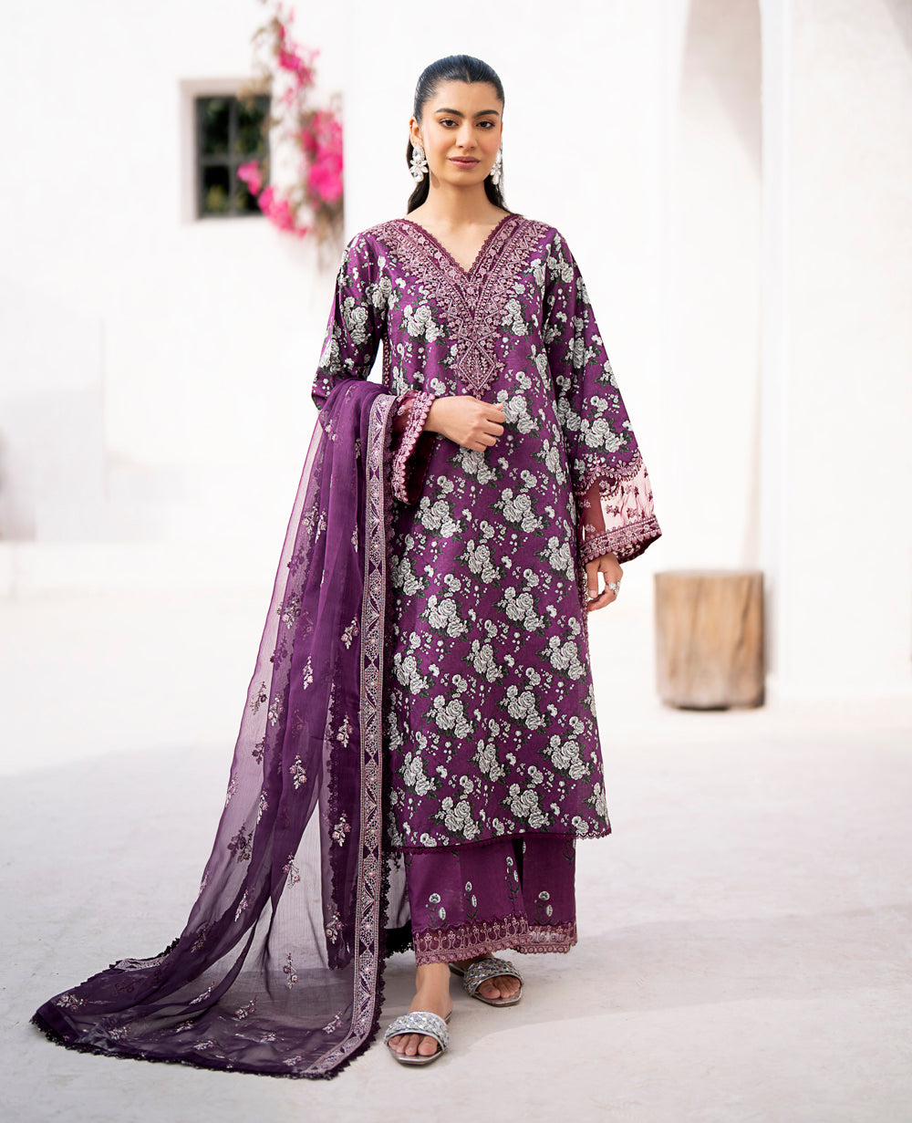 Xenia Formals | Summer Soiree Lawn | TAAMASI JAMUN - by - Libasekhas UK - Registered Vendor of : Xenia Formals - 100% Original Designer Dresss