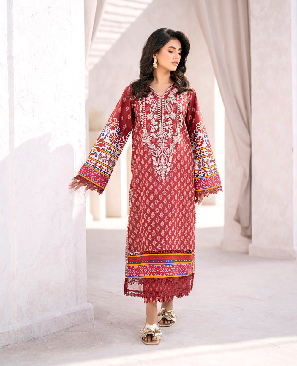 Xenia Formals | Summer Soiree Lawn | TROPEZ - by - Libasekhas UK - Registered Vendor of : Xenia Formals - 100% Original Designer Dresss