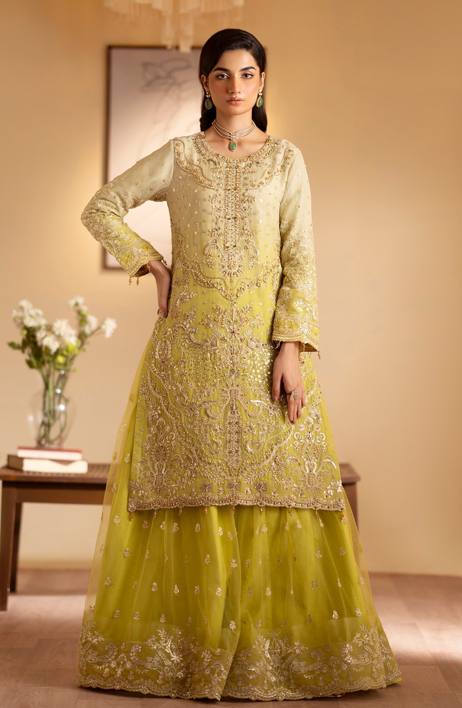 Emaan Adeel | Romansiyyah Luxury Formals 24 | Sabian - by - Libasekhas UK - Registered Vendor of : Emaan Adeel - 100% Original Designer Dresss