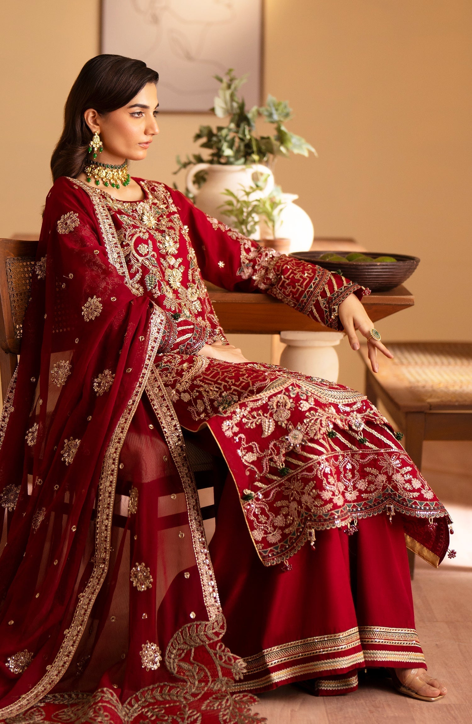 Emaan Adeel | Romansiyyah Luxury Formals 24 | Nashwa - by - Libasekhas UK - Registered Vendor of : Emaan Adeel - 100% Original Designer Dresss