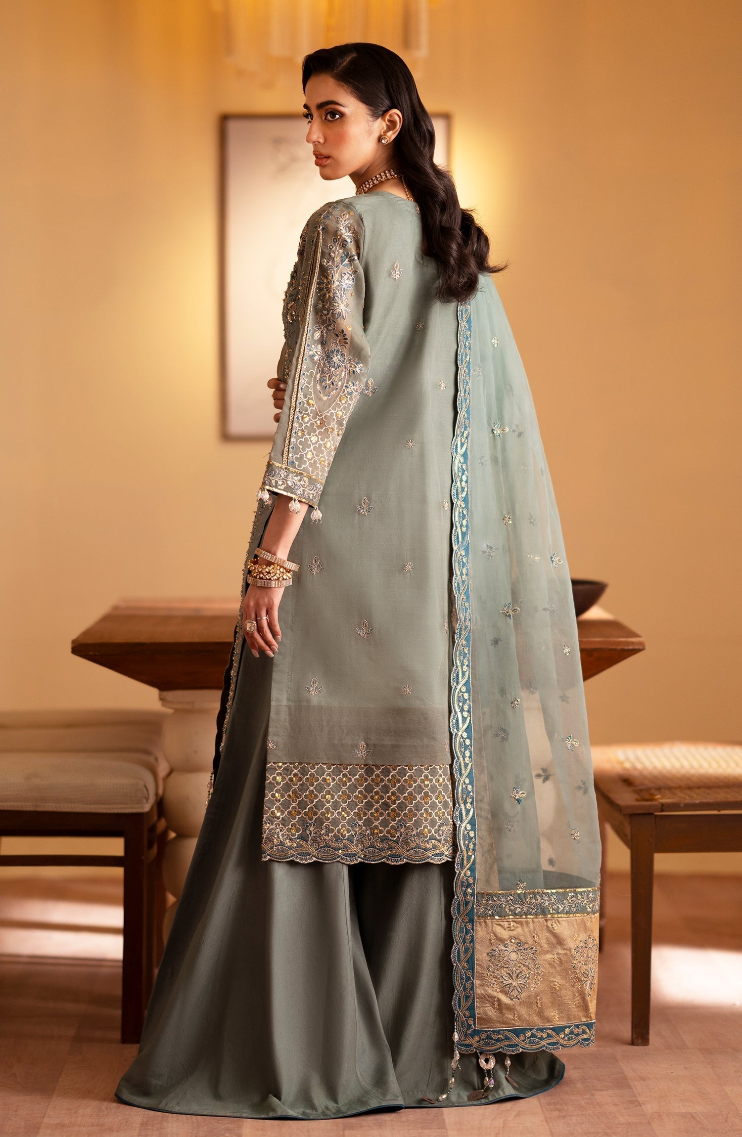 Emaan Adeel | Romansiyyah Luxury Formals 24 | Roheen - by - Libasekhas UK - Registered Vendor of : Emaan Adeel - 100% Original Designer Dresss