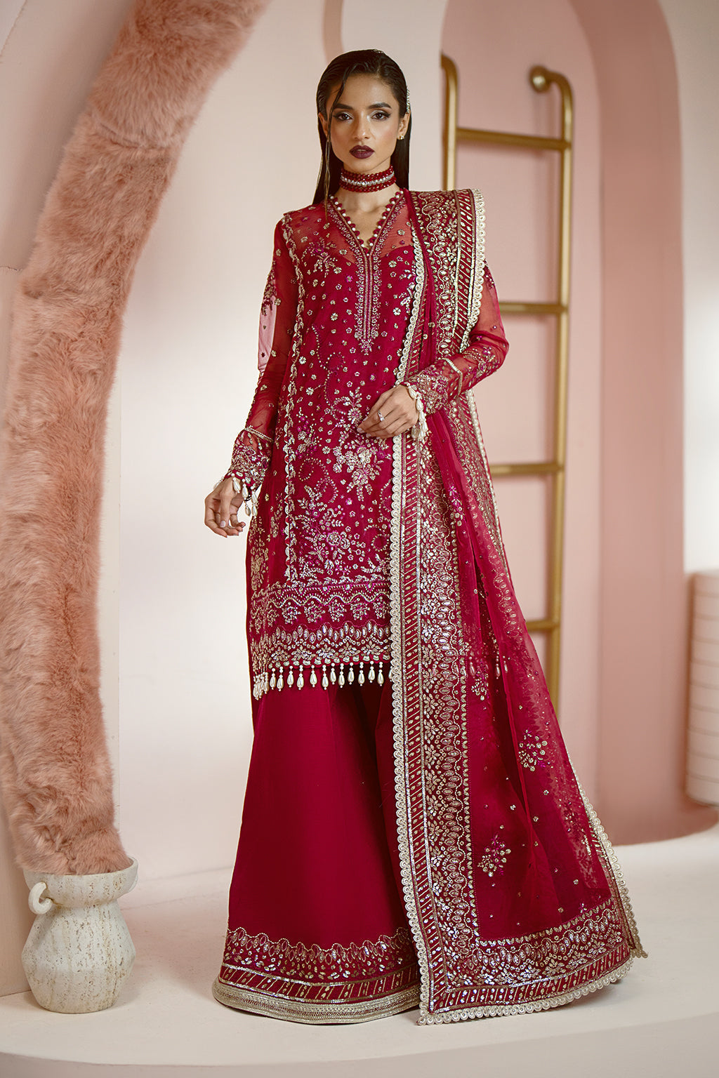 Ayzel | Luminara Wedding Formals | Ruby - by - Libasekhas UK - Registered Vendor of : Ayzel - 100% Original Designer Dresss