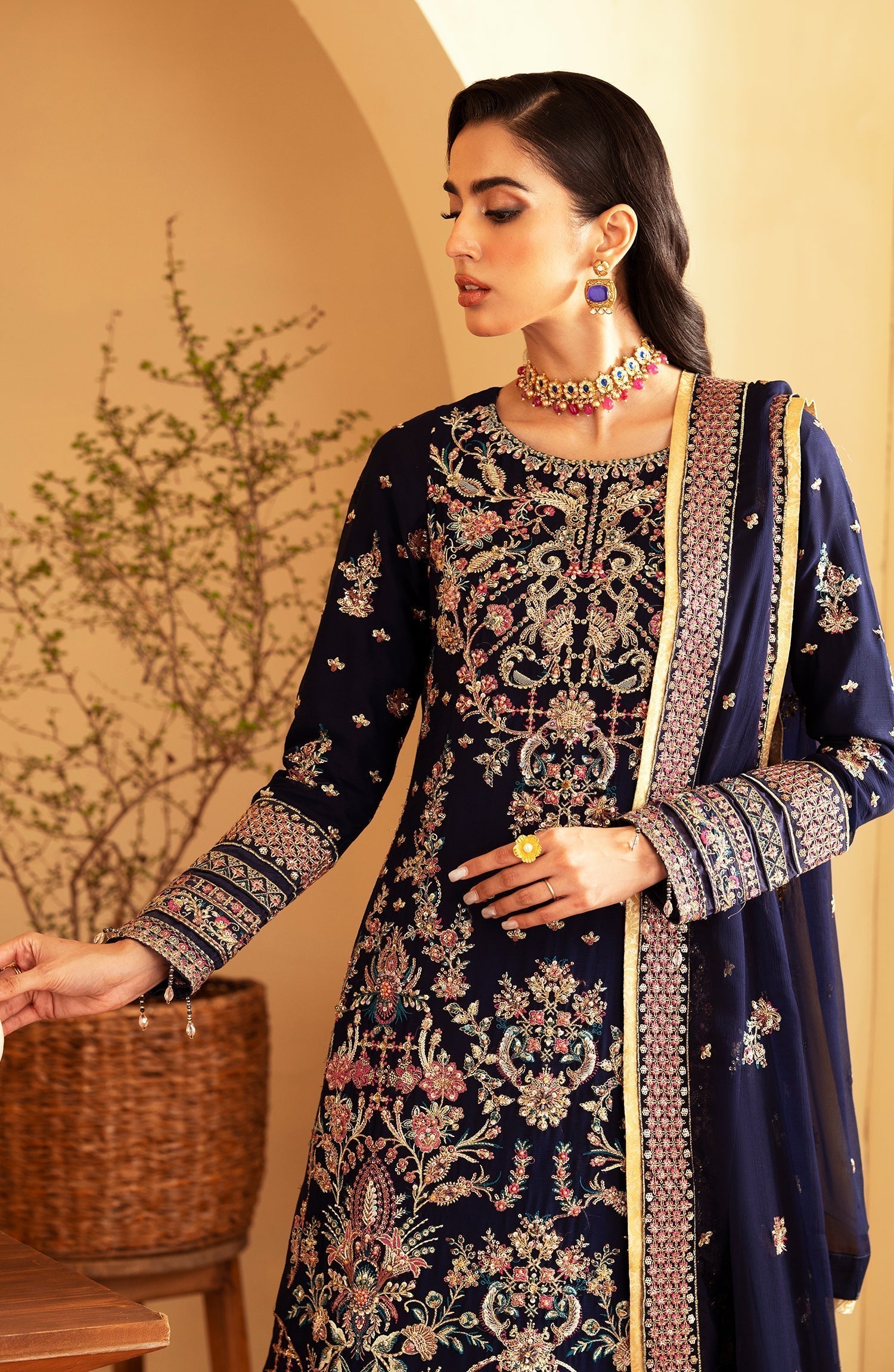 Emaan Adeel | Romansiyyah Luxury Formals 24 | Nageena - by - Libasekhas UK - Registered Vendor of : Emaan Adeel - 100% Original Designer Dresss