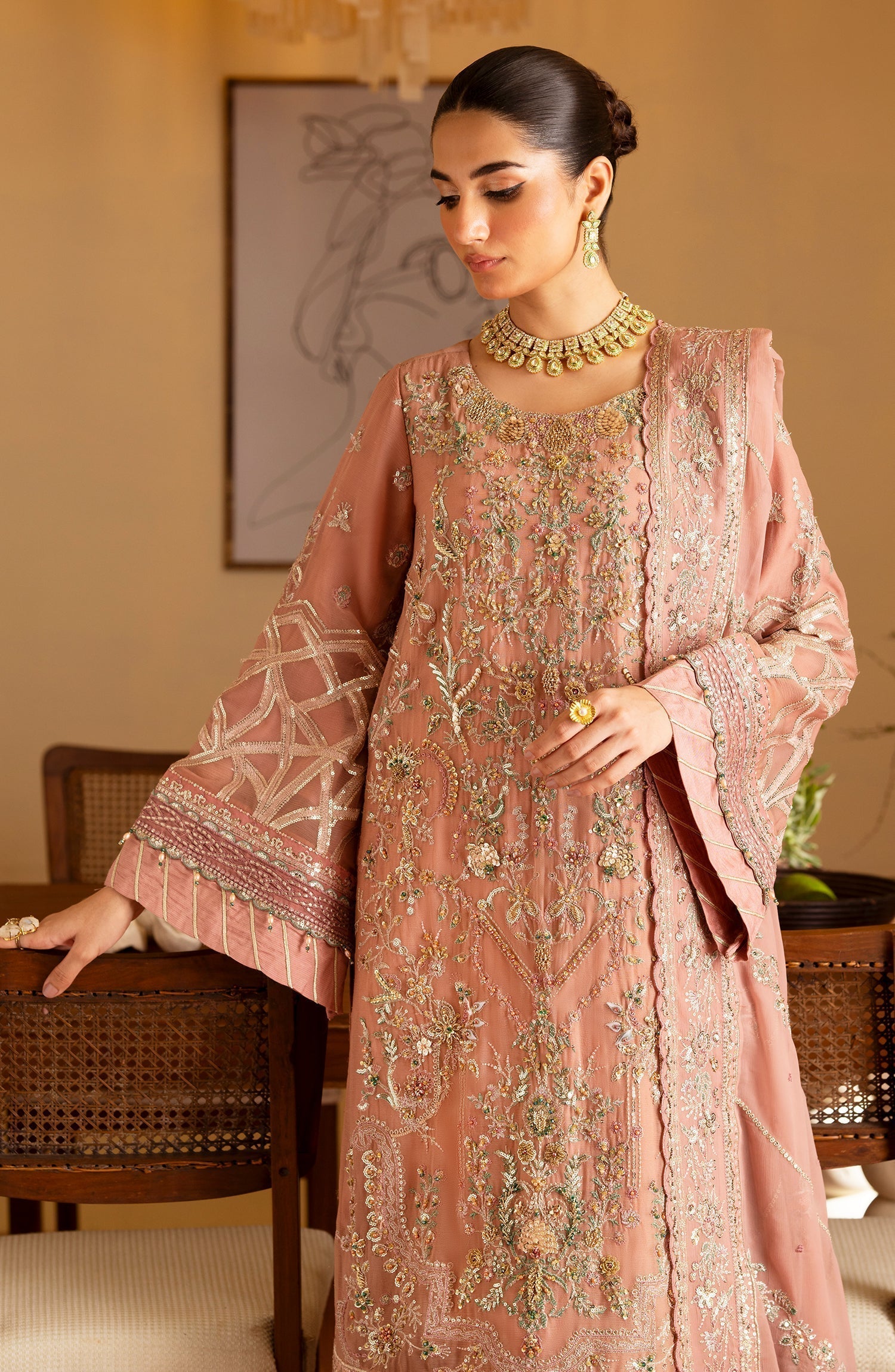 Emaan Adeel | Romansiyyah Luxury Formals 24 | Saleha - by - Libasekhas UK - Registered Vendor of : Emaan Adeel - 100% Original Designer Dresss