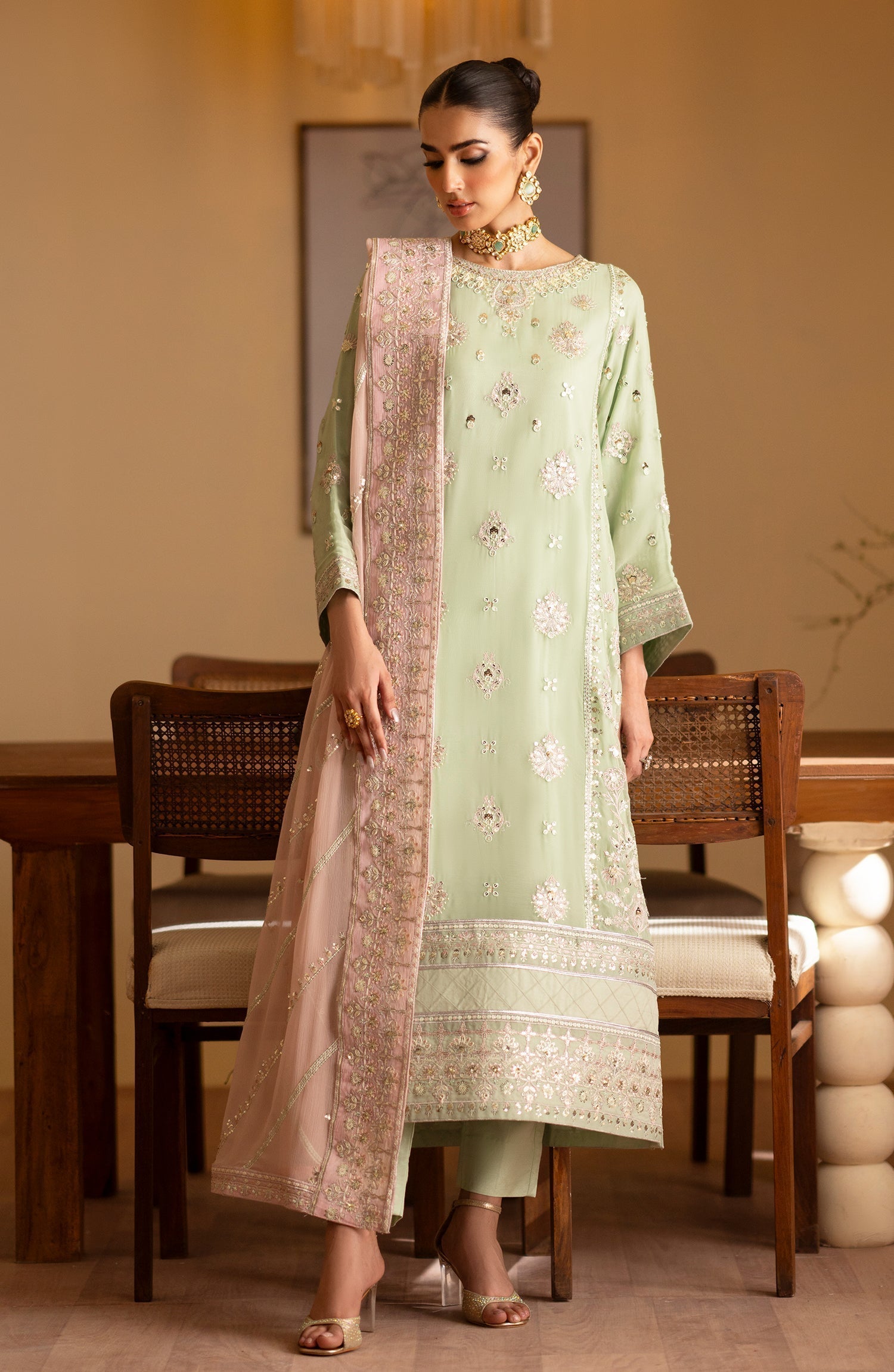 Emaan Adeel | Romansiyyah Luxury Formals 24 | Najmeh - by - Libasekhas UK - Registered Vendor of : Emaan Adeel - 100% Original Designer Dresss