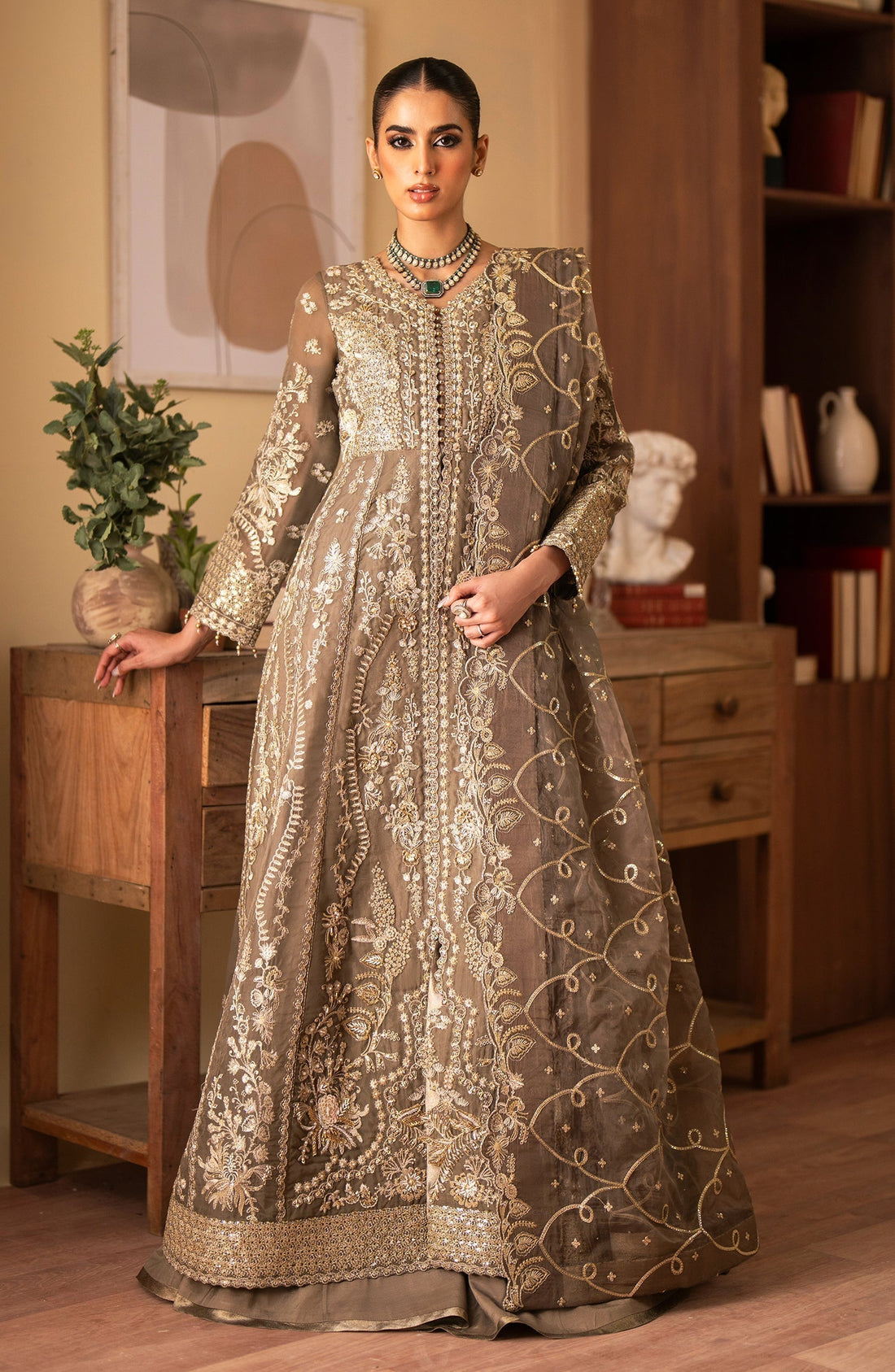 Emaan Adeel | Romansiyyah Luxury Formals 24 | Yesra - by - Libasekhas UK - Registered Vendor of : Emaan Adeel - 100% Original Designer Dresss