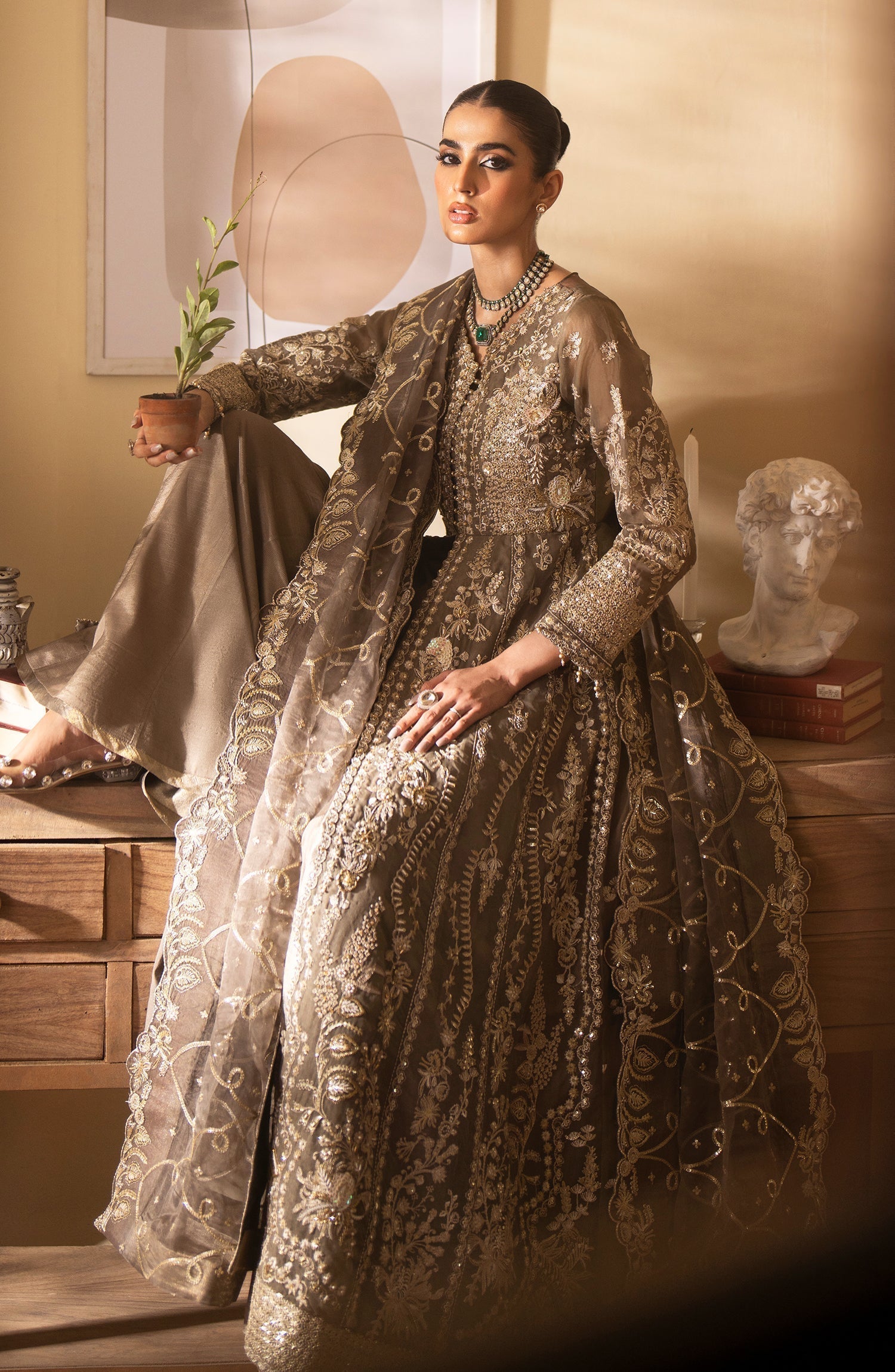 Emaan Adeel | Romansiyyah Luxury Formals 24 | Yesra - by - Libasekhas UK - Registered Vendor of : Emaan Adeel - 100% Original Designer Dresss