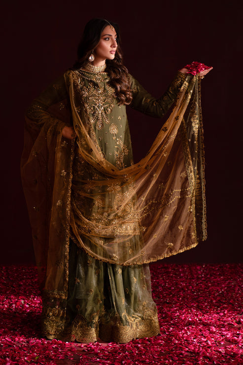 Emaan Adeel | Nooresha Formals 25 | Sunoora - by - Libasekhas UK - Registered Vendor of : Emaan Adeel - 100% Original Designer Dresss