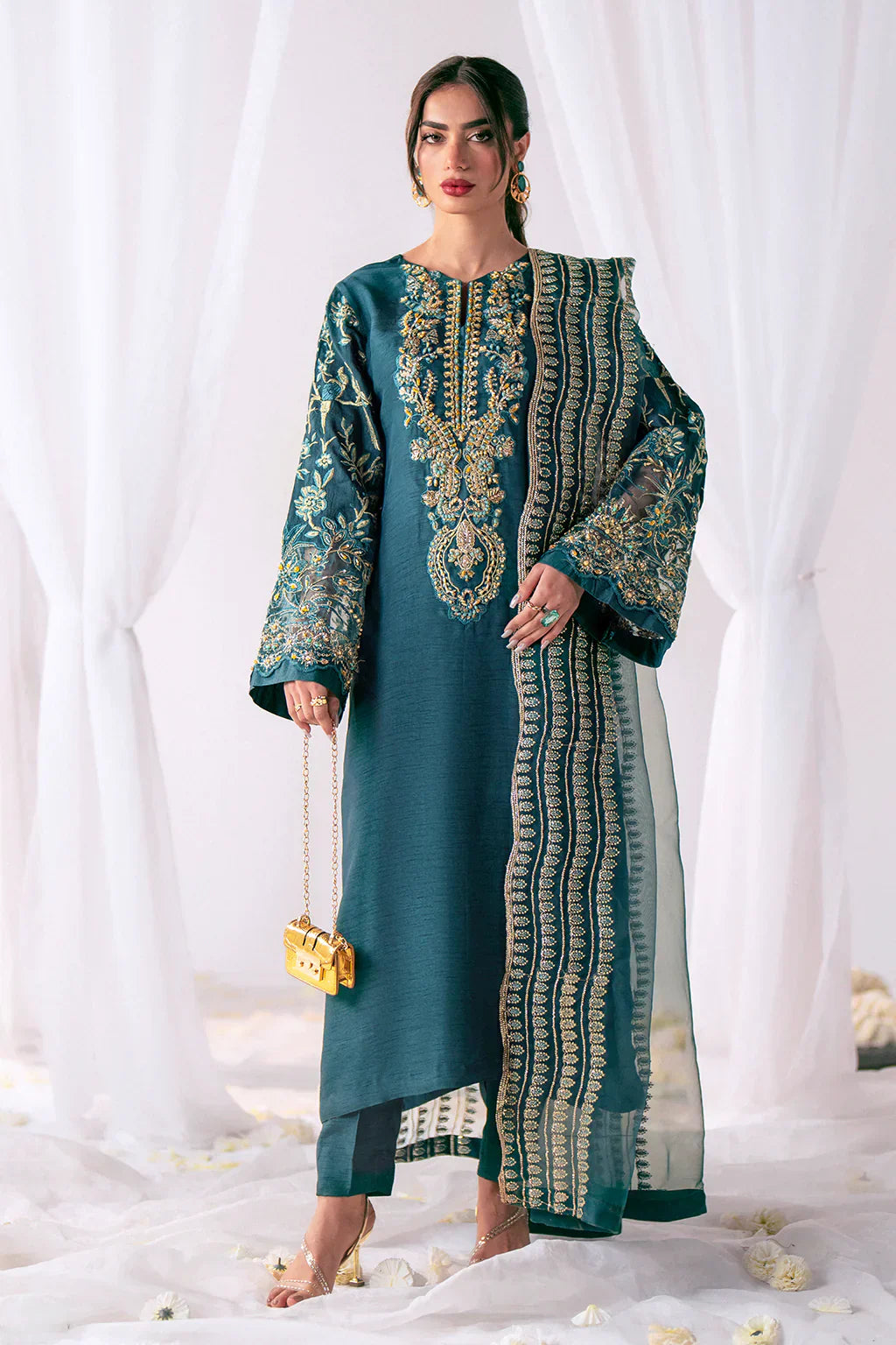 AJR Couture | Luxe Pret Eid | NORA - by - Libasekhas UK - Registered Vendor of : AJR Couture - 100% Original Designer Dresss