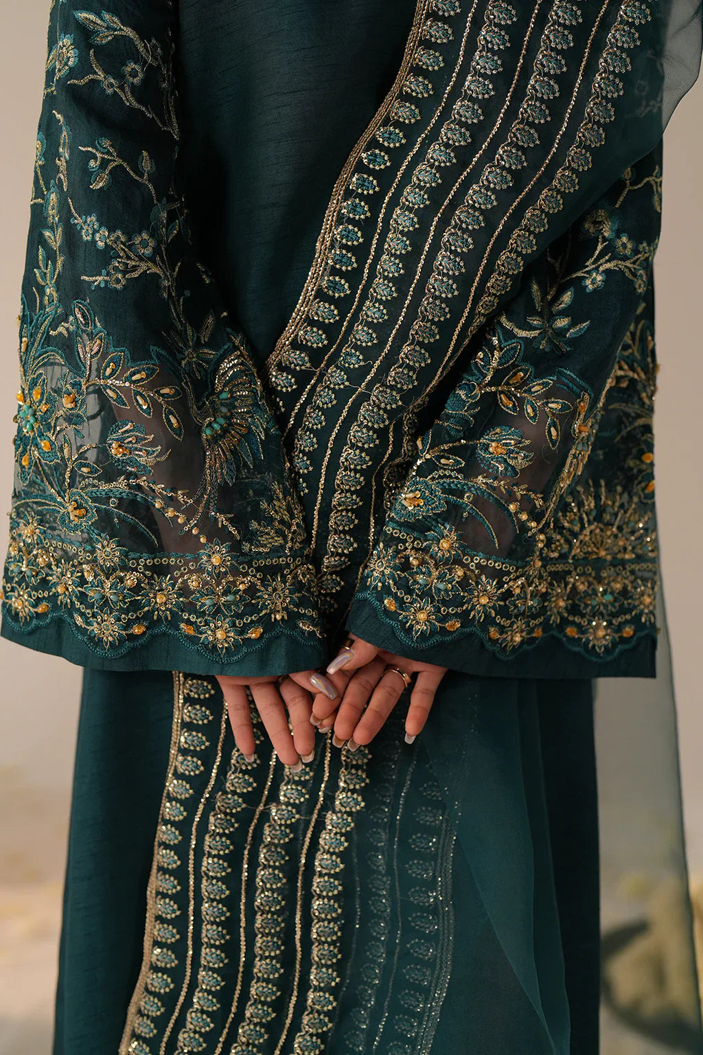 AJR Couture | Luxe Pret Eid | NORA - by - Libasekhas UK - Registered Vendor of : AJR Couture - 100% Original Designer Dresss