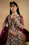 Maryum N Maria | Zamani Beghum Formals 23 | Ametyst-(MW23-512) - by - Libasekhas UK - Registered Vendor of : Maryum N Maria - 100% Original Designer Dresss